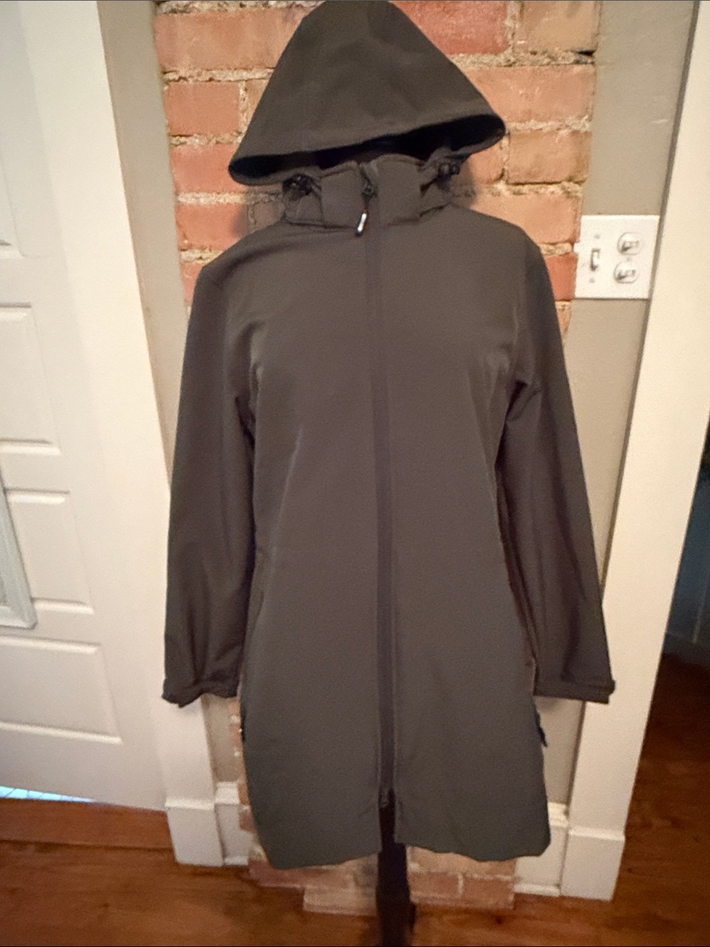 Outdoor Adventure- Women’s Hooded Softshell Coat — Olive